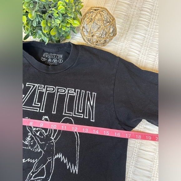 Led Zeppelin United States of America Short Sleeve T-Shirt in Black Size Small - Picture 3 of 5